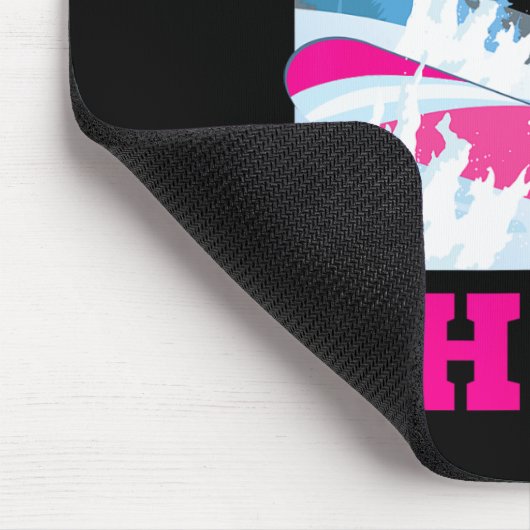 Snowboarden Snowboard Chicken Chick Snowboard Chi Muismat (Hoek)