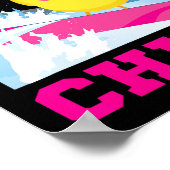 Snowboarden Snowboard Chicken Chick Snowboard Chi Poster (Hoek)