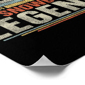 Snowboarden Snowboard  Retro Dad 1 Poster (Hoek)