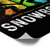 Snowboarden Snowboard Retro Echte Meisjes Sn Poster (Hoek)
