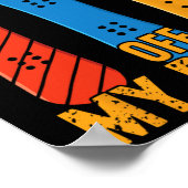 Snowboarden Snowboard Retro Krijg Uw Huur Poster (Hoek)