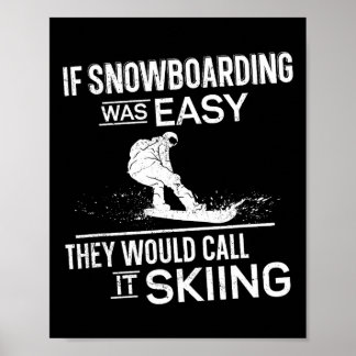 Snowboarden Snowboard Vintage 3 Poster