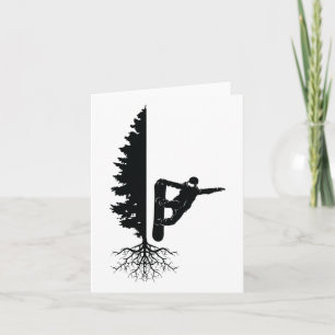 Snowboarden Snowborder Off Piste Tree 1 Kaart