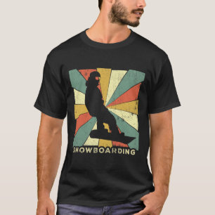 Snowboarden Sport Retro Gift T-shirt