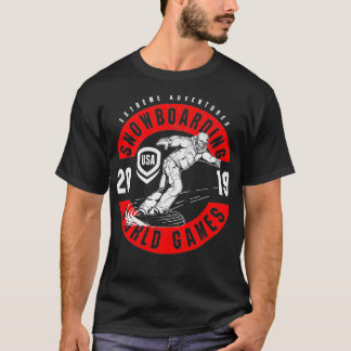 Snowboarden Verenigde Staten Wereldspelen 2019 Pre T-shirt
