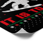 Snowboarden: Wat is het leuk om kerst te rijden Poster (Hoek)
