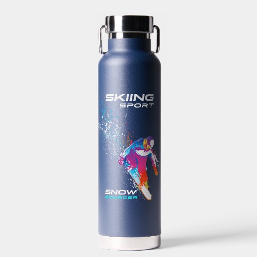 snowboarden | waterfles (Voorkant)