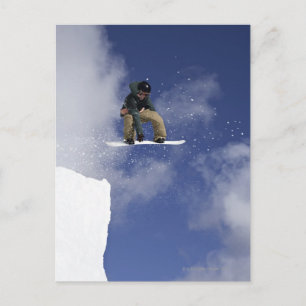 Snowboarder 2 briefkaart