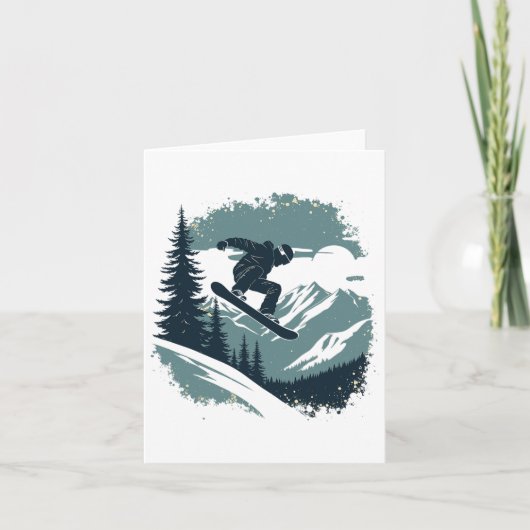 Snowboarder 2 kaart (Voorkant)