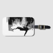 Snowboarder Bagagelabel (Voorkant (horizontaal))