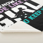 snowboarder Blanket Sherpa Deken (3/4)