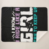 snowboarder Blanket Sherpa Deken (Voorkant (horizontaal))