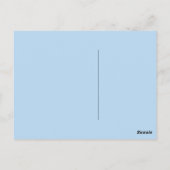 Snowboarder Briefkaart (Achterkant)