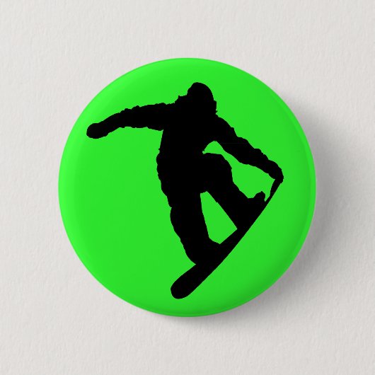 Snowboarder Button (Voorkant)