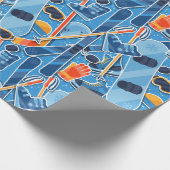 Snowboarder Cadeaupapier (Hoek)