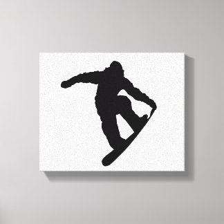 Snowboarder Canvas Afdruk