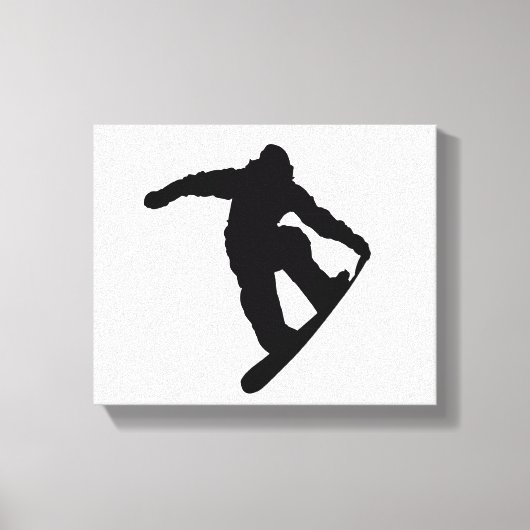 Snowboarder Canvas Afdruk (Voorkant)