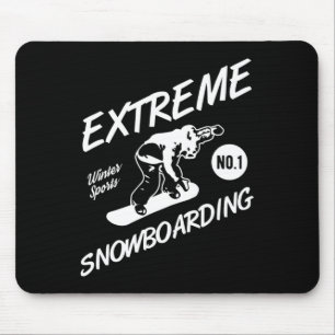 Snowboarder Extreme Snowboarden Wintersport Sneeuw Muismat