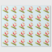 Snowboarder Holiday Gift Cadeaupapier (Vlak)