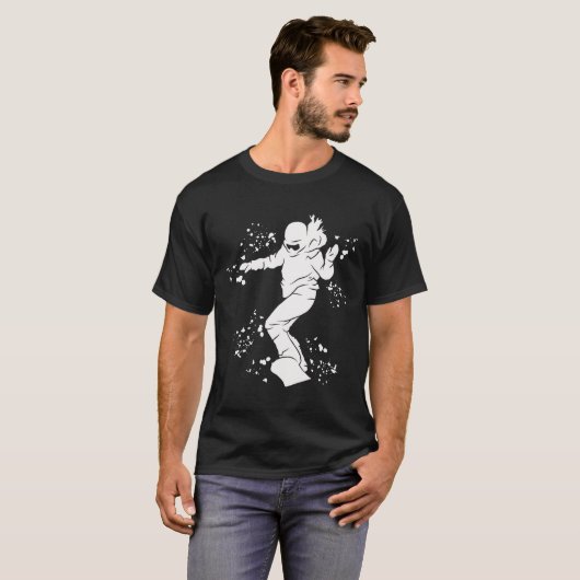 Snowboarder Kleurrijk Snowboard Snowboarden 23 T-shirt (Voorkant volledig)