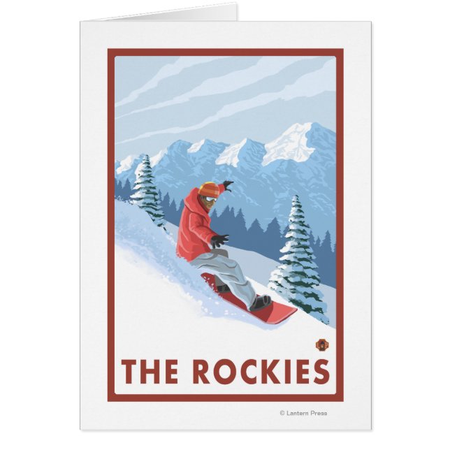 Snowboarder - Les Rocheuses (Devant)