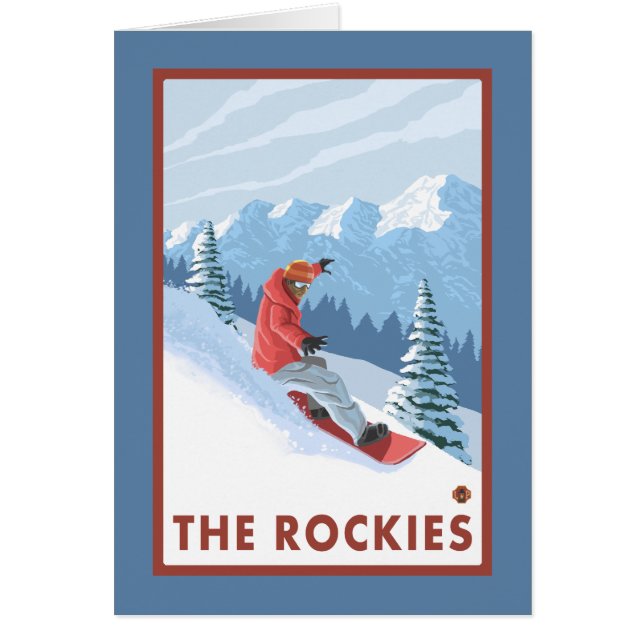 Snowboarder - Les Rocheuses (Devant)