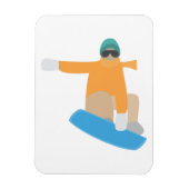 Snowboarder Magneet (Verticaal)