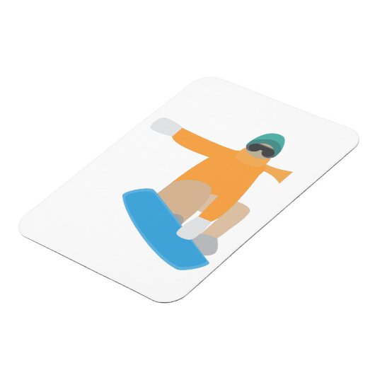 Snowboarder Magneet (Linkerzijde)