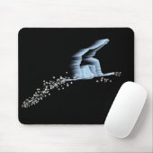 Snowboarder Mousepad Muismat (Met muis)