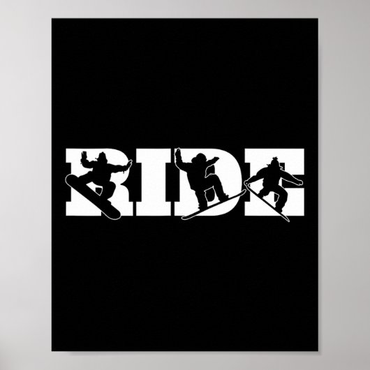 snowboarder poster (Voorkant)