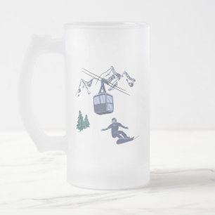 Snowboarder Power to People Ski Resort Matglas Bierpul