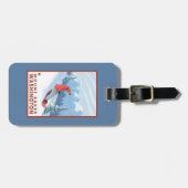 Snowboarder Scene - Mount Baker, Washington Bagagelabel (Voorkant horizontaal)