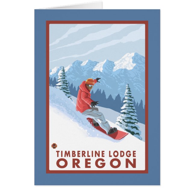 Snowboarder Scene - Timberline Lodge, Oregon (Devant)
