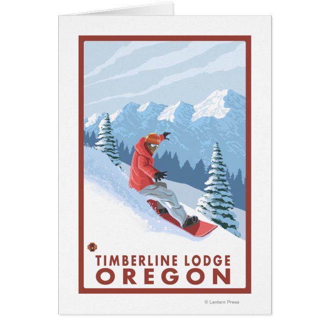 Snowboarder Scene - Timberline Lodge, Oregon (Devant)