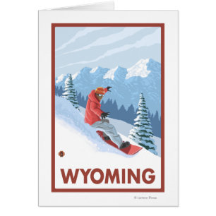 Snowboarder SceneWyoming