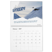 Snowboarder Slang Kalender (Feb 2027)