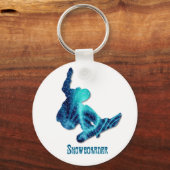 Snowboarder Sleutelhanger (Voorkant)