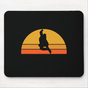 Snowboarder Snow Winter Sunset R Muismat