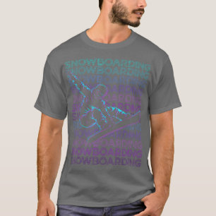Snowboarder Snowboard Retro T-shirt