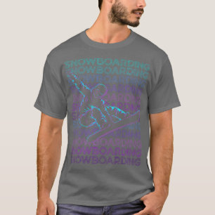 Snowboarder Snowboard Retro T-shirt