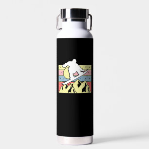 Snowboarder Snowboard Retro Waterfles