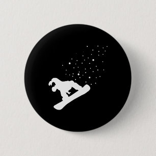 Snowboarder Snowboarden 4 Ronde Button 5,7 Cm