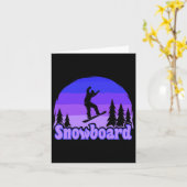 Snowboarder Snowboarder 1 Kaart (Gele Bloem)