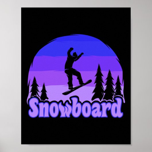 Snowboarder Snowboarder 1 Poster (Voorkant)