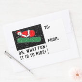 Snowboarder Snowboarding Holiday Gift Labels (Envelop)
