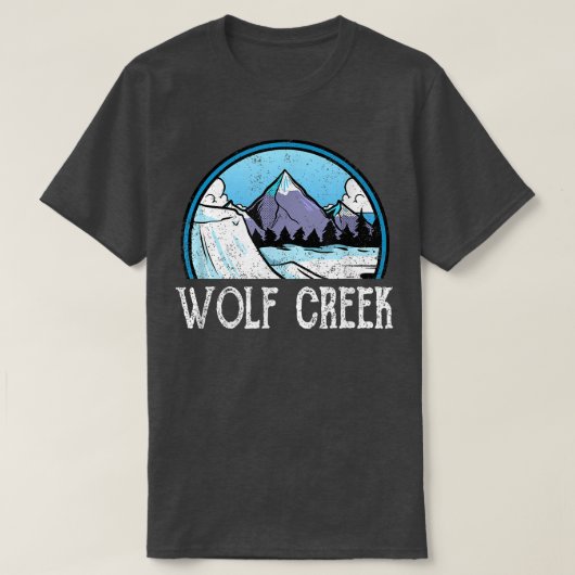 Snowboarder Snowboarding Oregon Wolf Creek Skier S T-shirt (Design voorkant)