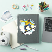 Snowboarder Sticker (iPad Cover)