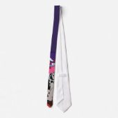 Snowboarder Stropdas (Achterkant)