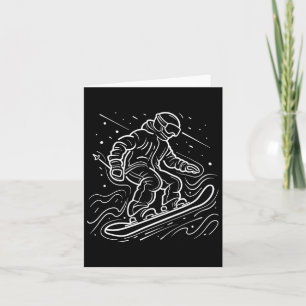 Snowboarder tekenen Snowboarden lessen Kaart