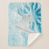 Snowboarder Throw Blanket (Voorkant)